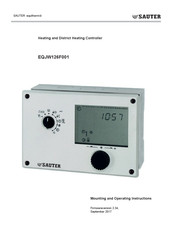 Sauter equitherm EQJW126F001 Mounting And Operating Instructions