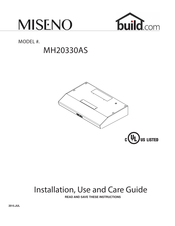 miseno MH20330AS Installation, Use And Care Manual