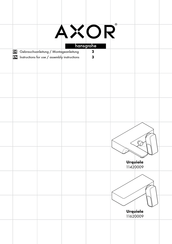 Hans Grohe AXOR Urquiola 11620009 Instructions For Use/Assembly Instructions