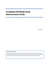 InnoMedia MTA 8328-1W Administrative Manual