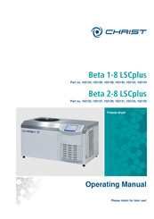 Christ 102135 Operating Manual