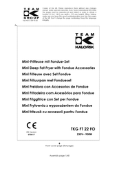 Team Kalorik TKG FT 22 FO Operating Instructions Manual