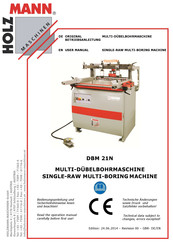 HOLZMANN MASCHINEN DBM 21N User Manual