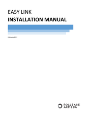 rollease acmeda Easy Link Installation Manual