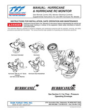 Task Force Tips HURRICANE RC Series Instructions For Installation, Safe Operation And Maintenance