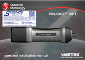 Ametek Solartron Metrology Wigauge WHT User And Installation Manual
