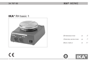 IKA RH basic 1 Operating Instructions Manual