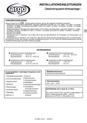 Argo SDIBS9 Installation Instructions Manual