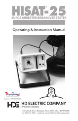 Textron HDE HISAT-25 Operating Instructions Manual