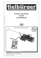 TIELBURGER tk 520 Operating And Installation Instructions