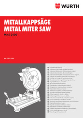 Würth 0701 330 0 Translation Of The Original Operating Instructions