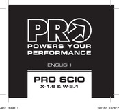 Pro Scio X-1.6 Manual