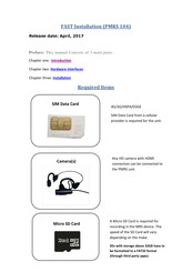 INFODRAW PMRS-104 Fast Installation