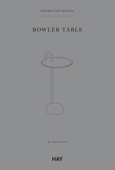 Hay BOWLER TABLE 185664 Instruction Manual