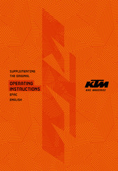KTM BUI255 Operating Instructions Manual