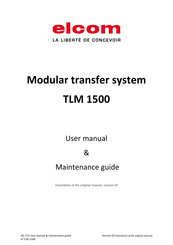 ELCOM TLM 1500 User Manual & Maintenance Manual