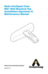 Armstrong RADA MX1 Installation, Operation And Maintenance Manual