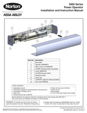 Assa Abloy Norton 5900 Series Installation And Instruction Manual