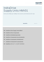 Bosch rexroth IndraDrive HMV01 Series Instruction Manual