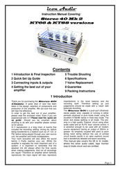 Icon Audio Stereo 40 Mk 2 Instruction Manual