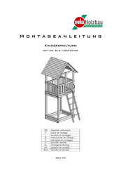 Weka Holzbau 816.1002.00.00 Assembly Instructions Manual
