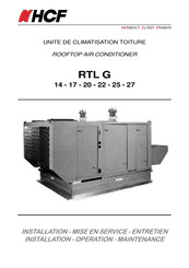 Lennox HCF RTL G Series Installation Operation & Maintenance