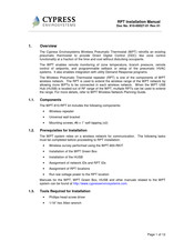 Cypress Envirosystems WPT-810-RPT Installation Manual