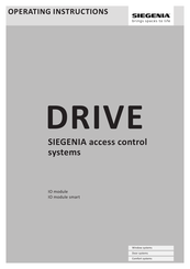 Siegenia IO module Operating Instructions Manual