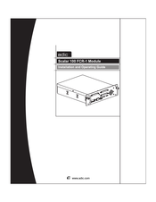 ADIC Scalar 100 FCR-1 Installation And Operating Manual