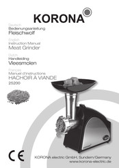 Korona 25200 Instruction Manual