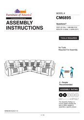 Furniture of America CM6895 Assembly Instructions Manual