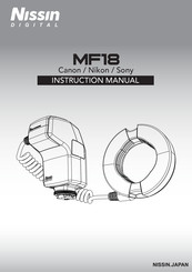 Nissin Digital MF18 Manual
