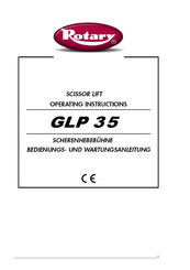 Rotary GLP 35 Operating Instructions Manual