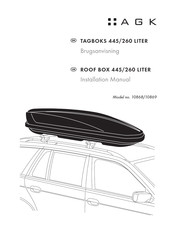 AGK 10869 Installation Manual