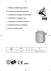 Karibu 37.468.25 Assembly And Operating Instructions Manual