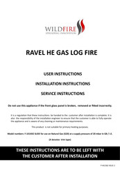 Wildfire RAVEL HE F-101 2 Series Instructions Manual
