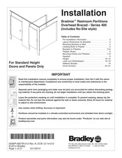 Bradley Bradmar 400 Series Installation Manual