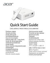 Acer MWV1801 Quick Start Manual