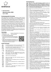Renkforce 1403324 Operating Instructions Manual