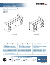 Spectrum Industries Esports Shoutcaster Station 37382 Assembly Instructions Manual