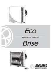 BLAUBERG Ventilatoren Brise 100 max Operation Manual