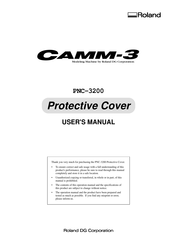 Roland CAMM-3 PNC-3200 User Manual