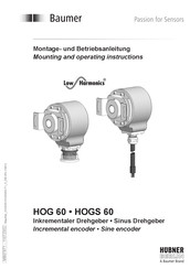 Baumer HUBNER BERLIN HOG 60 Mounting And Operating Instructions