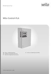 Wilo Control-FLA Installation And Operating Instructions Manual