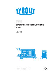 TYROLIT Hydrostress WCE30 Operating Instructions Manual