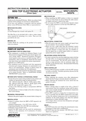 M-System MSP4 Series Instruction Manual
