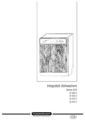 Kuppersbusch 634 Series Service Manual