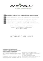 CASATELLI Leonardo 12ET General Information - Warnings - Installation - Maintenance