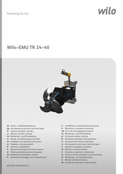 Wilo EMU TR 16 Series Installation And Operating Instructions Manual