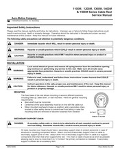 Aero-motive 1100M Series Service Manual